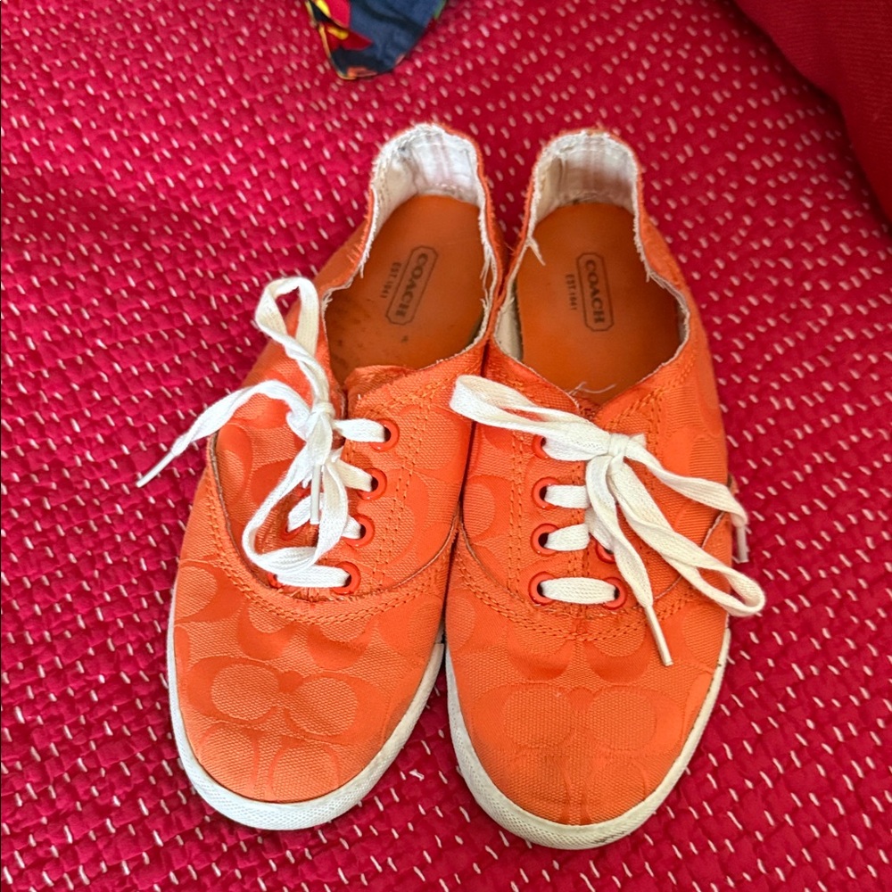 Coach Orange 🍊 Sneakers